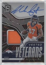 2021 Panini Spectra Vested Veterans Hyper Prizm /60 Noah Fant #VV-NF Auto 17tx