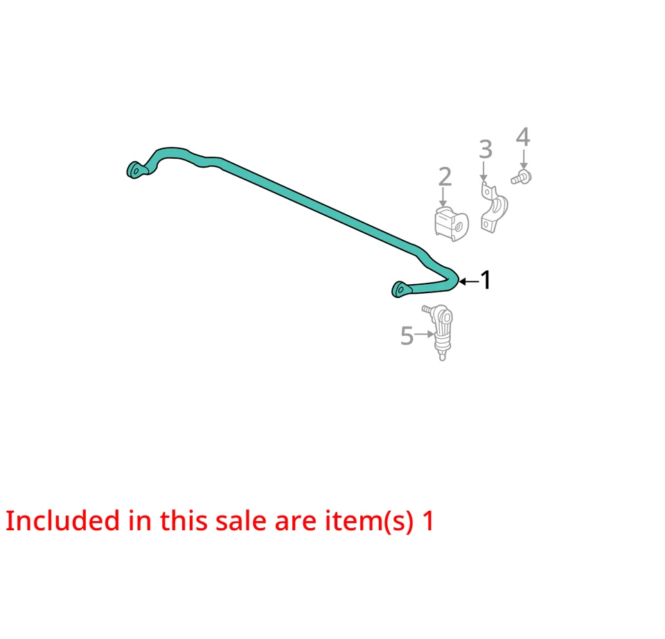 Barra estabilizadora trasera Saturn VUE 2007 tracción delantera OEM 138 k millas - LKQ395707024 Foto 4 de 4