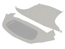 Fits Porsche 911 Soft top & Plastic window HAARTZ Oyster on Tan Canvas 1983-1994