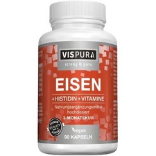 EISEN 20 mg+Histidin+Vitamine C/B9/B12 Kapseln, 90 St PZN 13947451