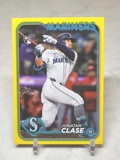 2024 Topps Update- Jonatan Clase (RC) YELLOW #US35 MARINERS 