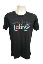 Facebook Latin@ FBNY Adult Small Black TShirt