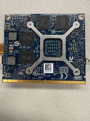 Dell Precision M4800 Quadro K2100M 2GB GPU 0G4FN0 Heatsink 0FC16M Tested