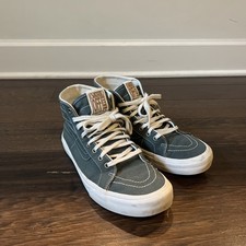 VANS Sk8-Hi Mens High Top Lace-Up Green Sneak...