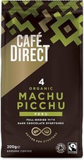 Cafedirect Machu Picchu Organic Ground Coffee 200g Arabica Peruvian Andes ☕ 33.25 per kilo