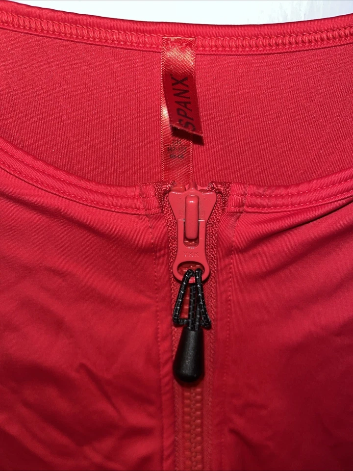 Купальник Spanx КРАСНЫЙ с длинным рукавом цельный формирующий молнию женский размер 12 - Изображение 2 из 4