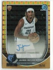 2025-26 Bowman Jahmai Mashack #BCA-JM Gold Geometric Auto RC /50