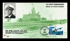 DR JIM STAMPS US COVER NAVY SUBMARINES FDC CORMWELL MEDAL OF HONOR WINNER