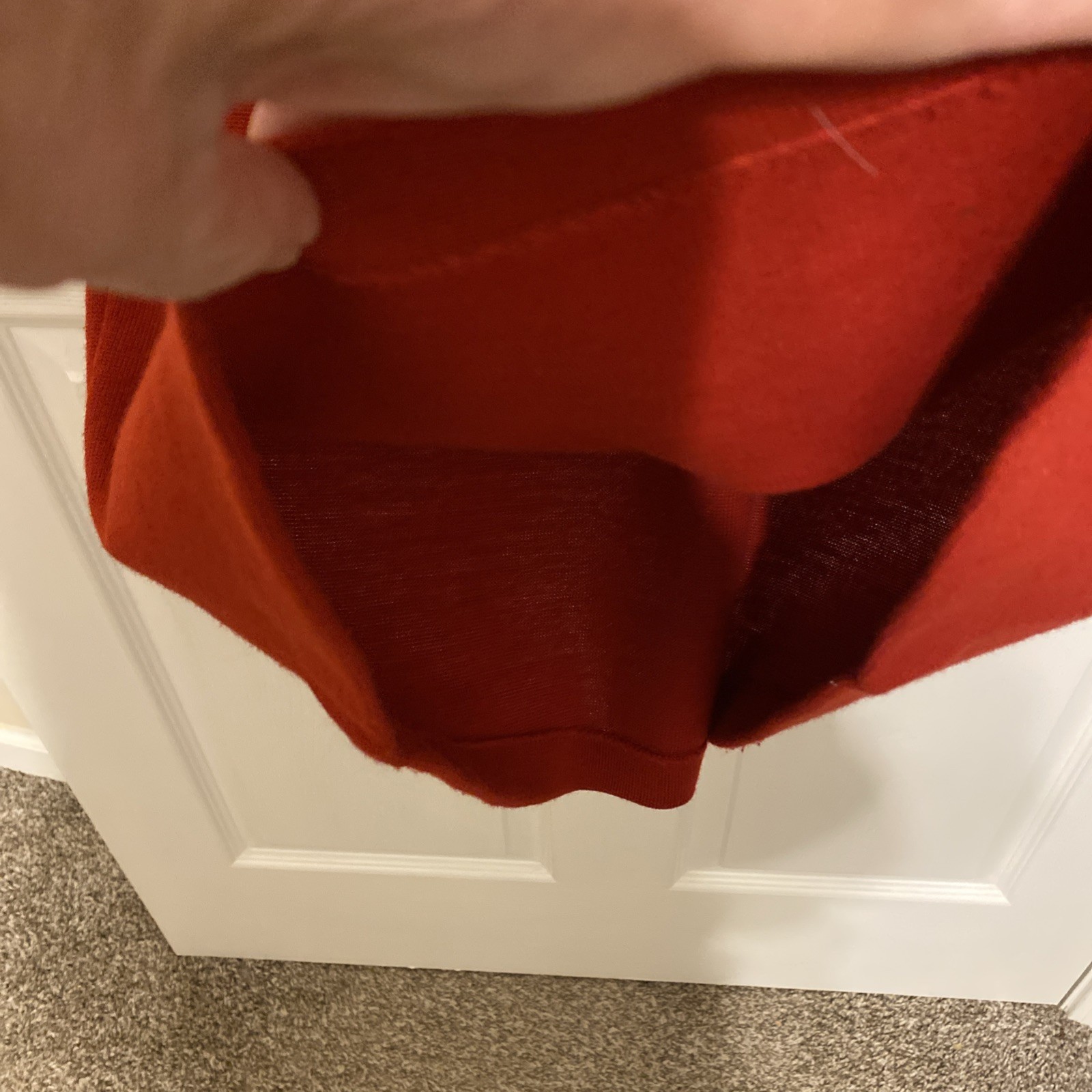 Doncaster Collection Red Collared Shift Dress Med… - image 7