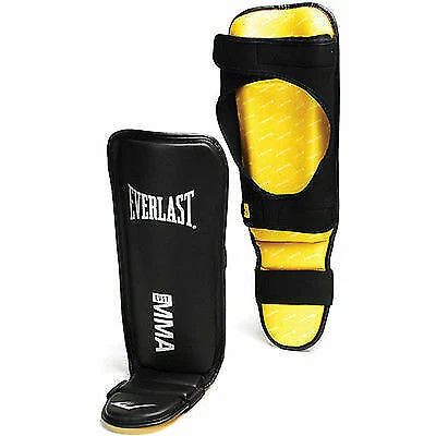 Everlast Adulto Unissex Caneleiras de Boxe e Artes Marciais