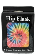 2 pack 6oz Liquor Stainless Steel Pocket Hip Flask Screw Cap 