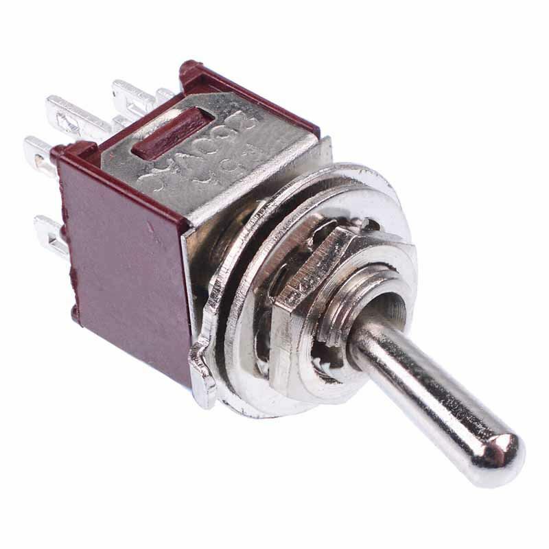 On-Off-On Subminiature Toggle Switch DPDT