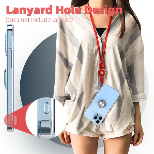 Clear Crystal TPU Case Cover +Ring Kickstand Holder For iPhone 14 13 12 11 XS 78 - Picture 12 of 16