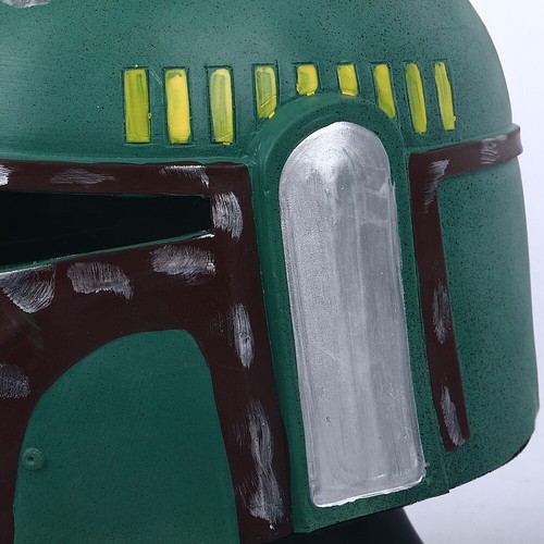 Cosplay Star Wars Mandalorian Boba Fett Helmet Bounty Hunter Helmets Soft PVC - Picture 8 of 12