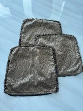 Euro Heavyweight Pillow Sham - Custom made High End  Black/Gold