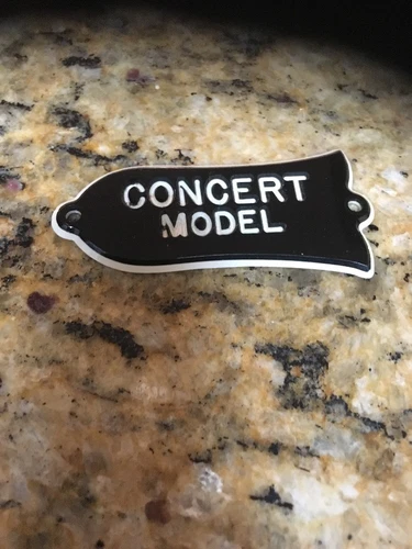 Vtg Gibson  "Concert Model" Guitar Truss Rod Cover LEFTY?