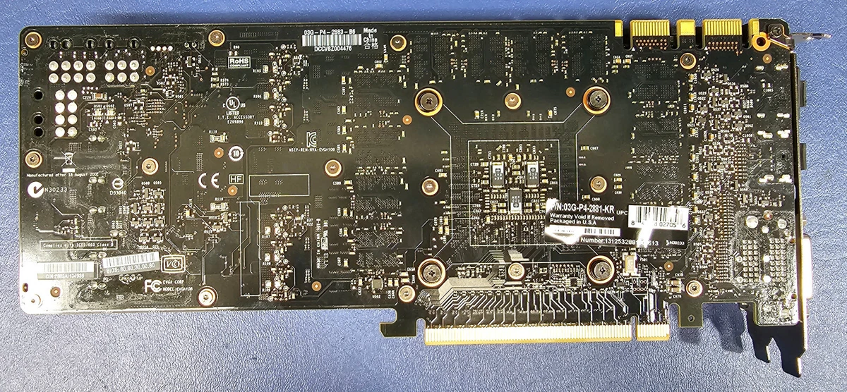 3GB EVGA GTX 780 Ti 03G P4 2881 KR GDDR5 Graphics Card eBay
