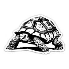 Tortoise Vinyl Sticker - SELECT SIZE