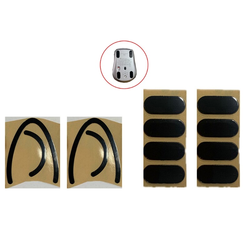 2 Sets Mouse Skates for Logitech MX Vertical & MX 3 Mouse
