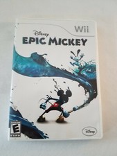 Disney Epic Mickey 1 & 2 The Power of Two Lot of 2 Nintendo Wii Video Games euc