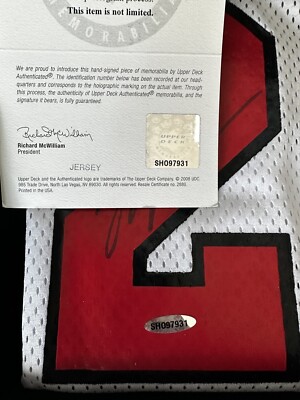 マイケル・ジョーダンジャンバー Signed Mitchell & Ness Michael Jordan “Moment The Game