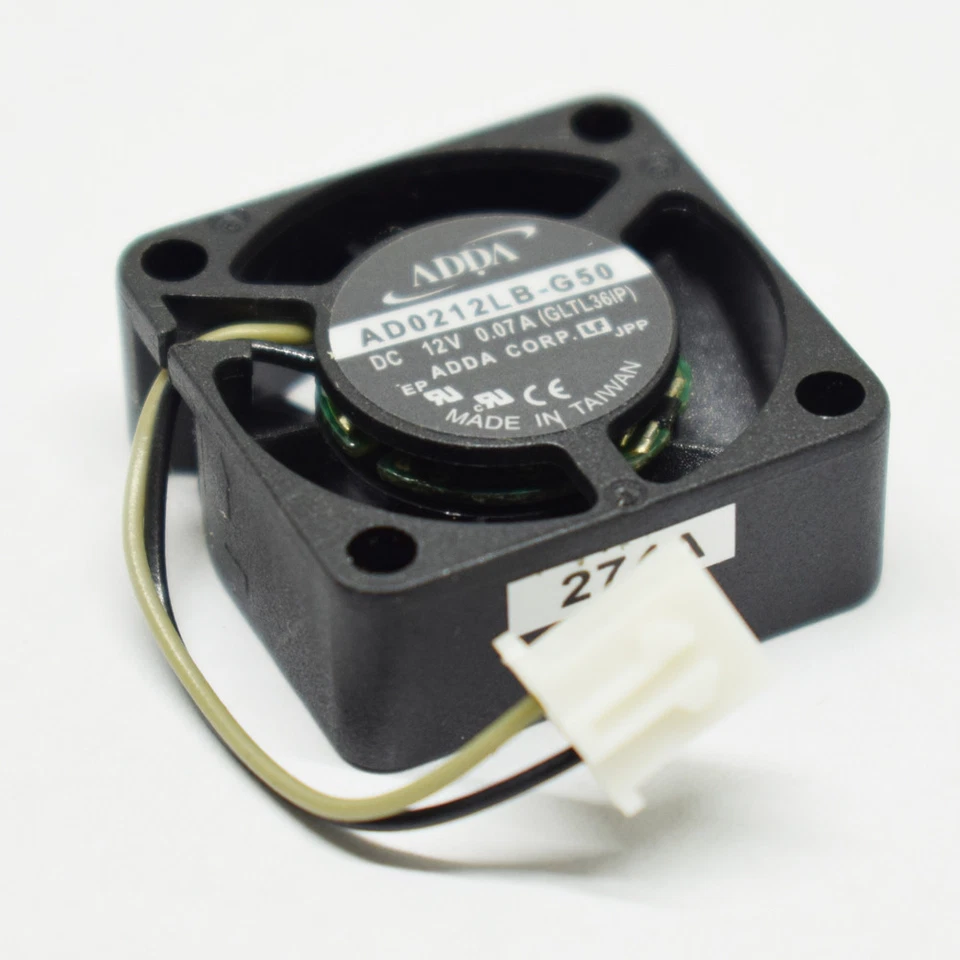 1pc ADDA AD0212LB-G50 25x25x10mm 2510 12V 0.07A 2pin DC Brushless Cooling Fan - Image 3 of 4