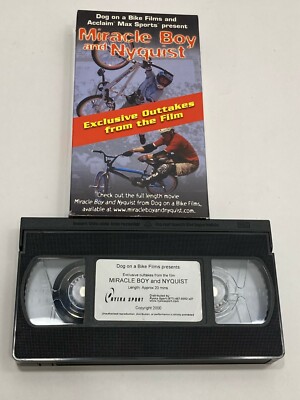 Miracle Boy & Nyquist VHS 2000 Dave Mirra Ryan Nyquist Haro BMX *** RARE *** 