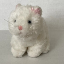Ganz Webkinz Lil' Kinz Plush Persian Cat HS110 White Stuffed Toy Animal No Code