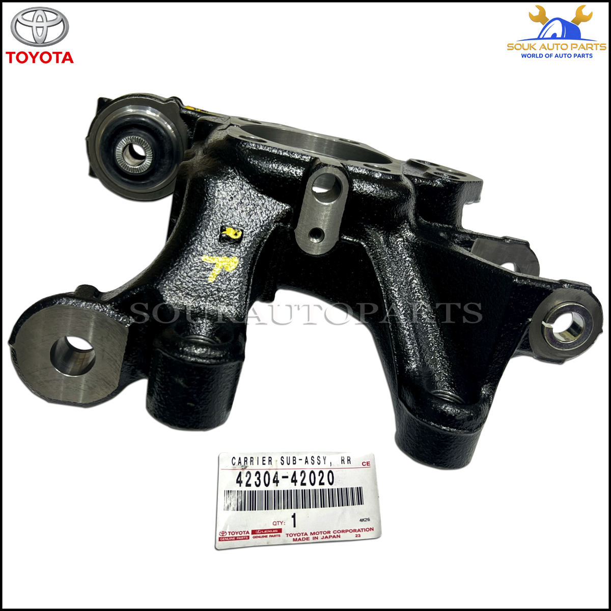 42304-42020 Genuine Toyota CARRIER SUB-ASSY, REAR AXLE, RH