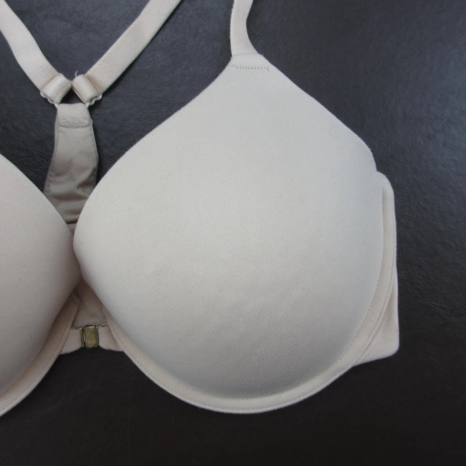 Sujetador Gilligan & O'Malley 34D Beige Acolchado Con Aros Cierre Ajustable Frontal Foto 4 de 4