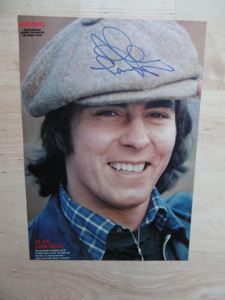 Alan Longmuir "Bay City Rollers" Autogramm signed A4 Magazinbild - Bild 1 von 1