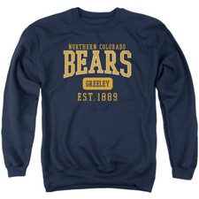 Uni of Northern Colorado Adult Crewneck Sweatshirt Est. Date, Navy, S-3XL