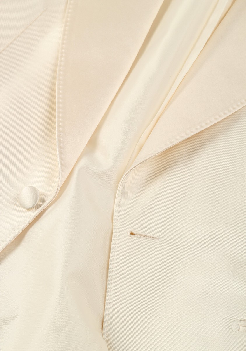 TOM FORD Atticus Ivory Tuxedo Dinner Jacket Size 46 36R