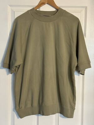 Fear of God Essentials Green Football T-Shirt | eBay