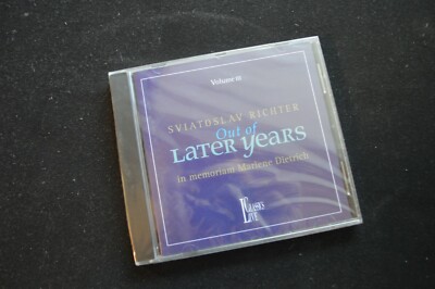 SVIATOSLAV RICHTER IN MEMORIAM MARLENE DIETRICH NEW SEALED CLASSICAL CD! 