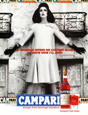 CAMPARI magazine AD #7 RARE 1996 OUT OF PRINT THE APERITIF AD