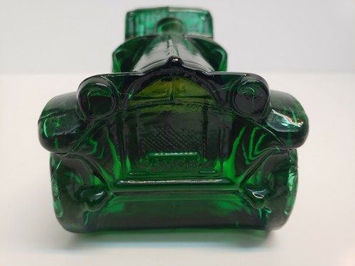 VINTAGE AVON GREEN GLASS CAR WILD COUNTRY MEN'S COLOGNE DECANTER 6 OZ. Brand new - Picture 3 of 9