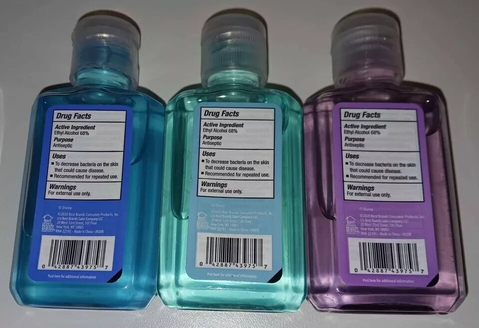 EXPIRED Total of 6.33 FL OZ Frozen II Hand Sanitizer Disney Anna