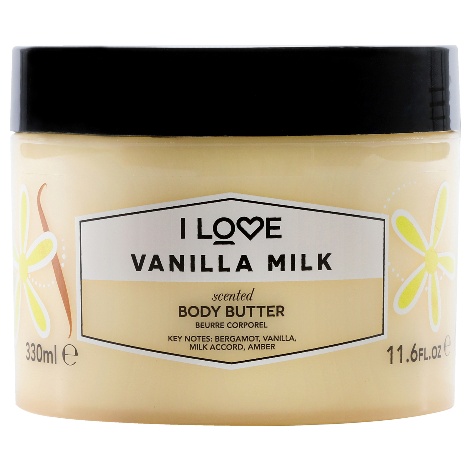 Scented Body Butter - Vanilla Milk by I Love Cosmetics for Women - 11.6 oz