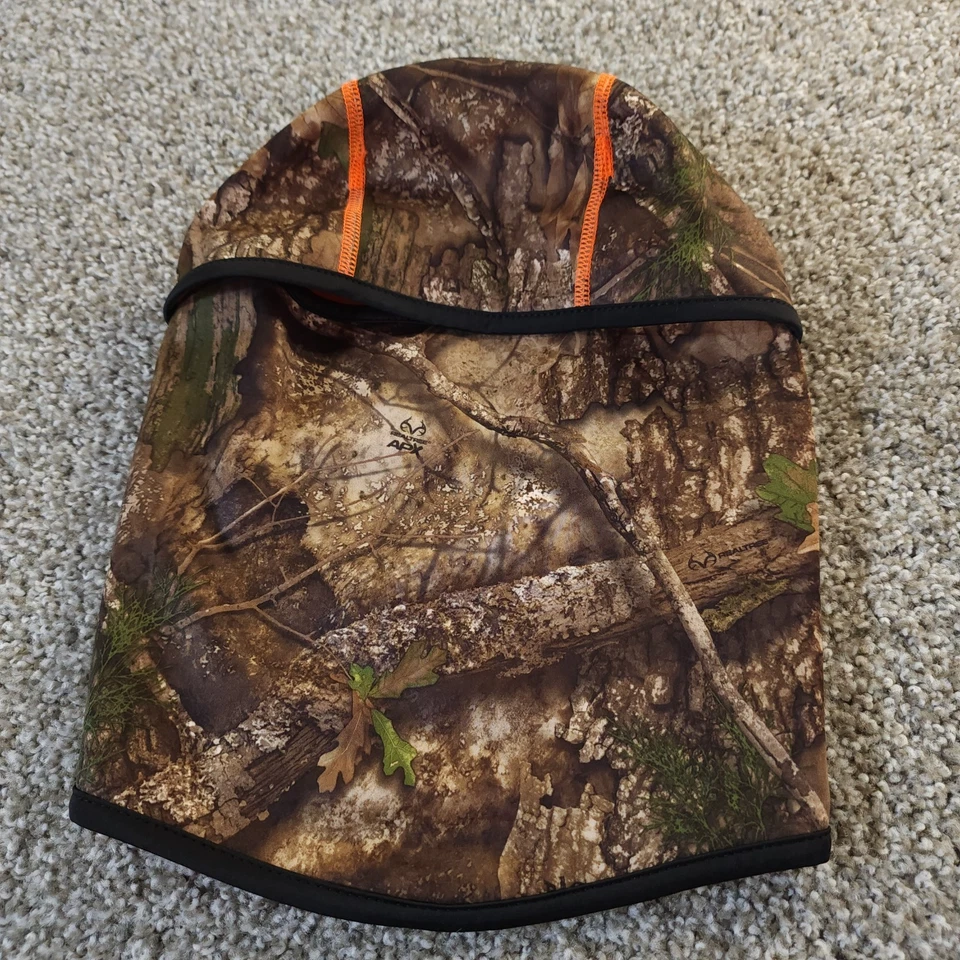 Máscara facial de caza de pasamontañas de vellón camuflaje Realtree forrada Foto 3 de 4