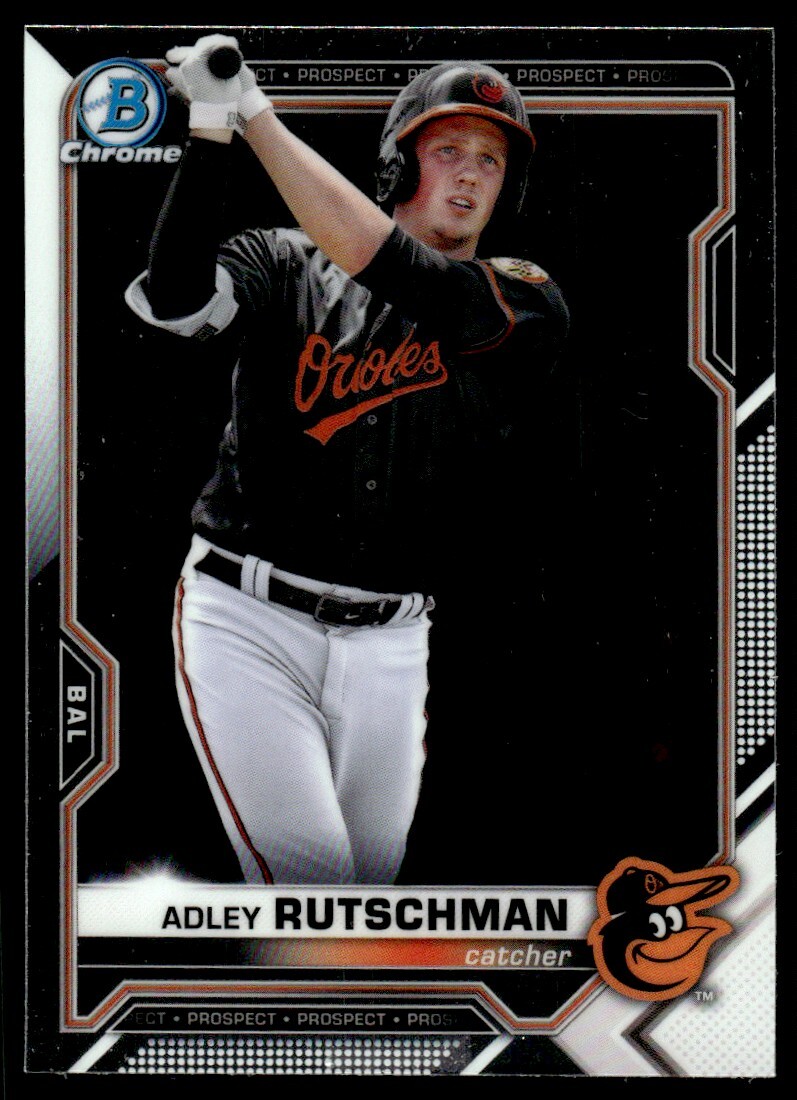 2021 Bowman Chrome Prospects Atomic Refractor Adley Rutschman #BCP-121 R51