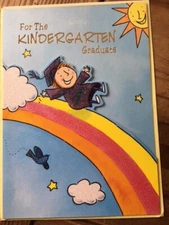 KINDERGARTEN GRADUATION CARD  DESIGNER GREETINGS  CONGRATULATIONS NEW