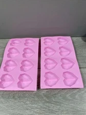 DIY Silicone Chocolate Cookies Mould Heart shaped Cake Mold Valentine's Day Gift