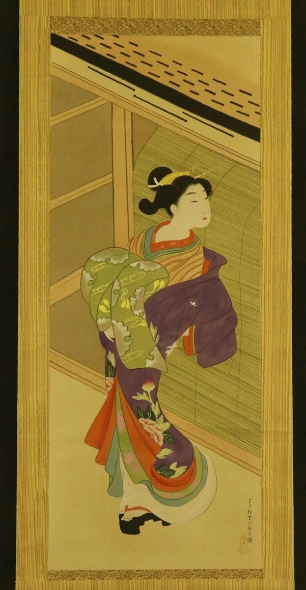 古董日本画作、画卷| eBay