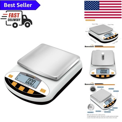 Multi-functional 5000g Analytical Balance - Precision Scale for Kitchen & Labs