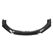Universal Front Bumper Lip Spoiler Splitter Protector Body Kit Carbon Fiber Look