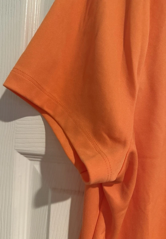 Women's Plus Size 1X XL Workout Shirt Orange JMS - A0078 - Image 4 of 4