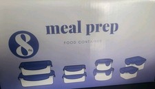 Lebensmittelbehälter Vorratsdosen Frischhaltedosen mit Clip-Deckel Gefrierdosen