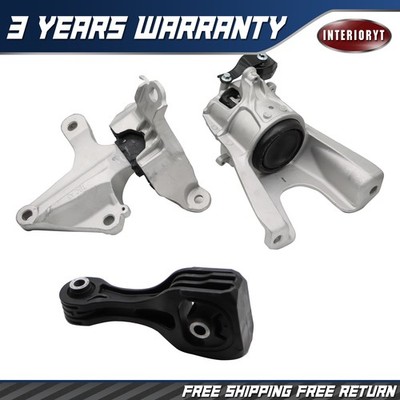 ENGINE MOTOR MOUNT & AUTO TRANS MOUNT SET FOR 2016-2021 HONDA CIVIC 1.5L TURBO