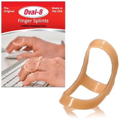 3-Point Products Oval-8 Finger Splint, Support and Protection for Arthritis, Tri - Image 1 of 4